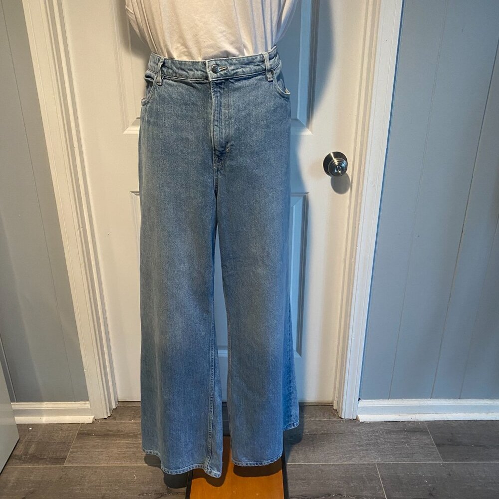 Lee Wide Leg Women's Blue Jeans Size 18